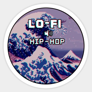 Lo-Fi Hip-Hop v3 Sticker